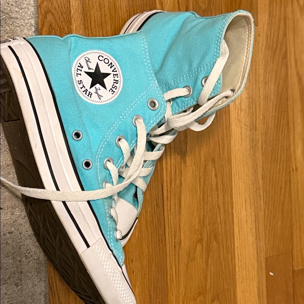 Converse Chuck Taylor High Top Sneakers - Aqua/Turquoise